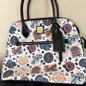 Dooney & Bourke Disney Vacation Club Satchel - White and Blue